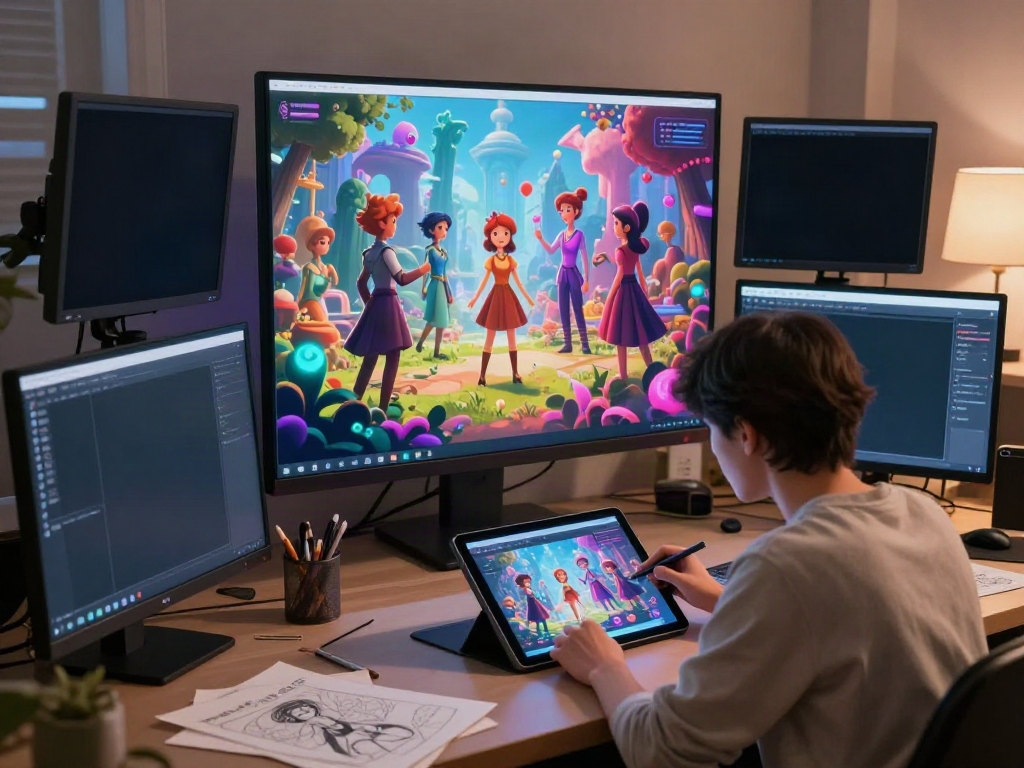 Engaging Futa AI creative studio showcasing immersive character design and interactive fantasy scenarios.